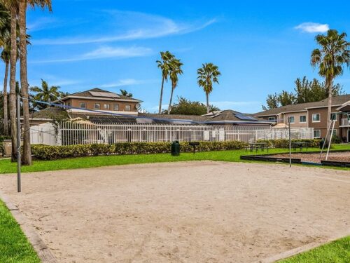 Douglas Pointe Apartments sand volleyball court